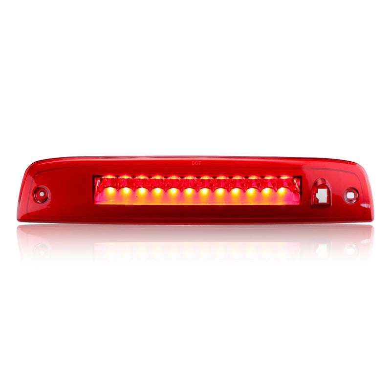 Tresound LED 3rd Third High Mount Brake Lights Stop Lamp for 2003-2016 Ford Expedition/Lincoln Navigator (Red Lens) - Image 1